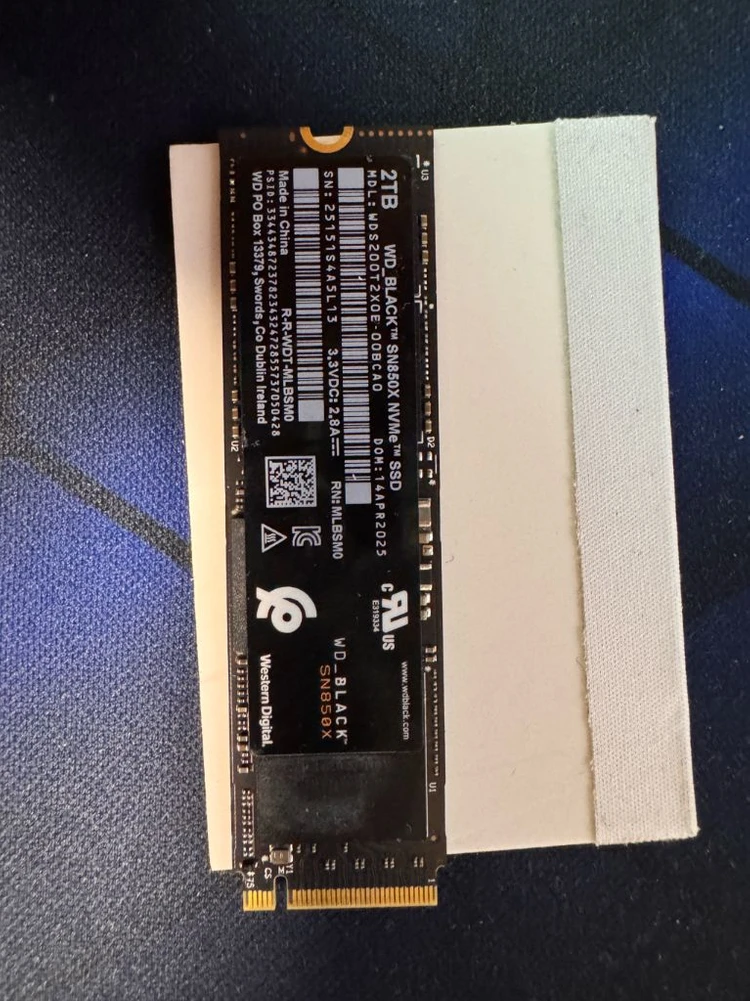 western digital 웬디 WD SN850X 2TB 이미지