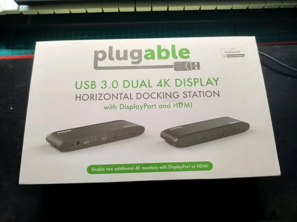 plugable 맥북호환 4k 도킹 스테이션 이미지