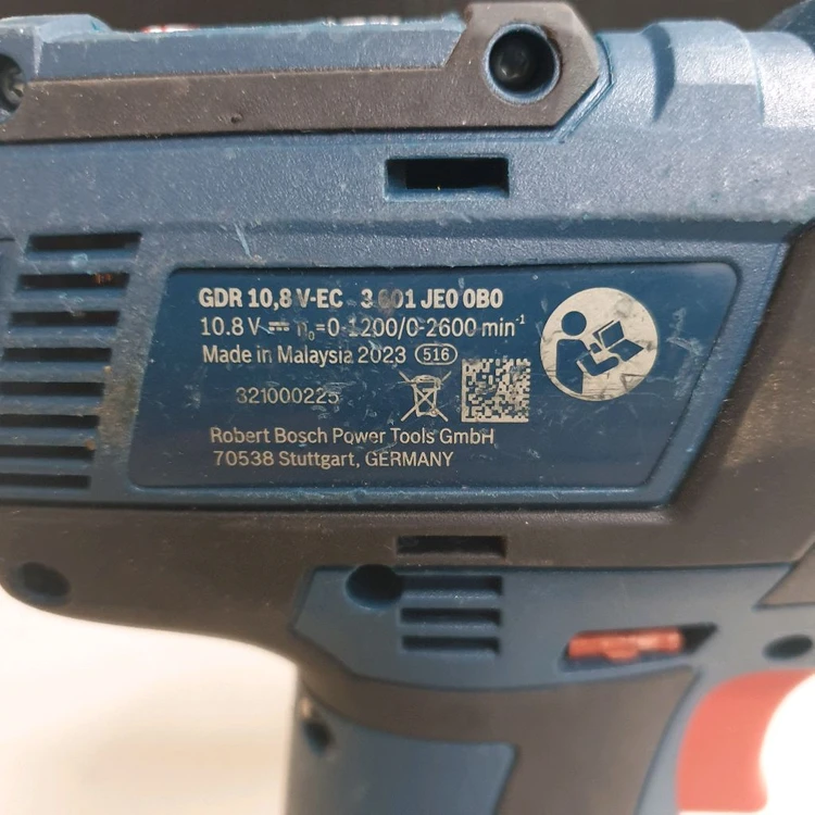 보쉬 충전 임팩드릴 GDR 10.8 V-EC 배터리 포함 no.15 이미지