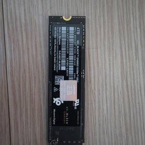 wd 850x 4tb 국내 정품 이미지