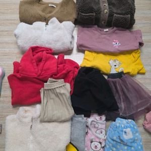 여아옷 겨울옷 110사이즈 일괄 이미지