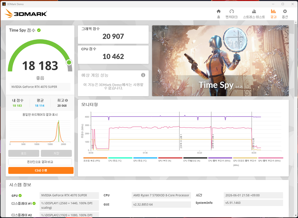 RTX 4070 SUPER 그래픽카드 이미지
