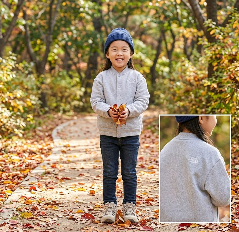 (무료배송)노스페이스 바시티 자켓 키즈 150 이미지
