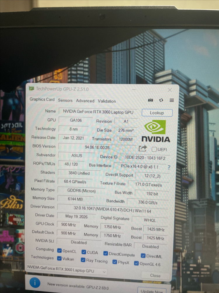 asus TUF F15 게이밍 노트북 i7-11th rtx 3060 이미지