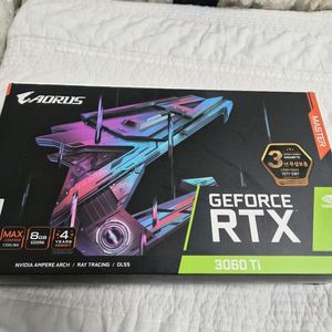 RTX 3060 Ti 어로스 마스터 그래픽카드 이미지
