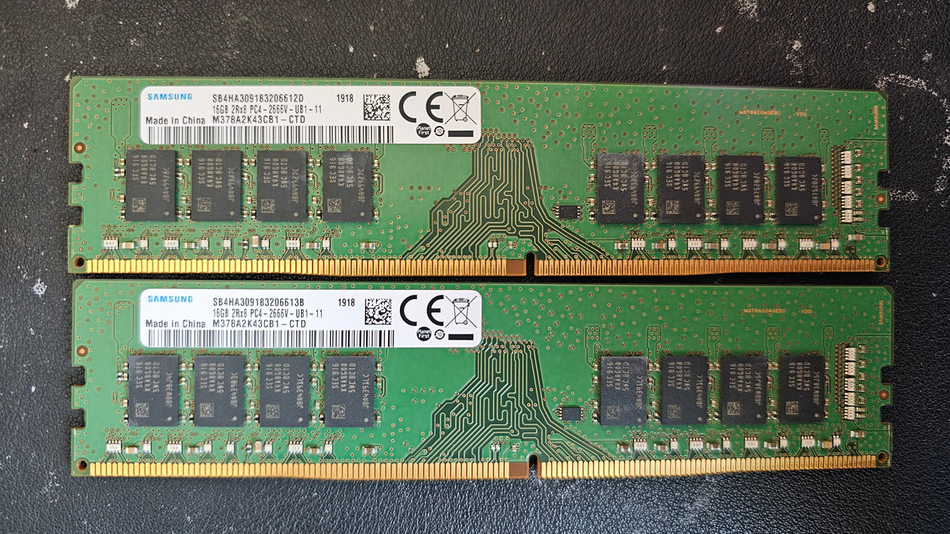 삼성 ddr4 16g 2666 램 팔아요 11만원 이미지