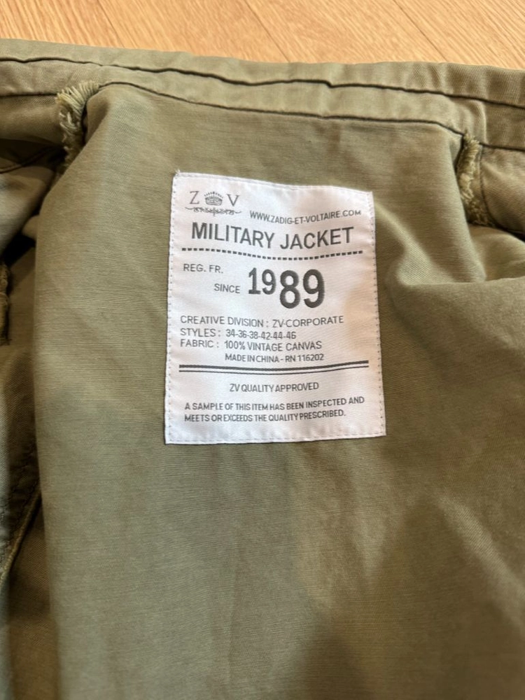 Zadig&voltaire 쟈딕앤볼테르 자켓 이미지
