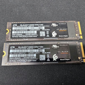 [4TB] WD SN850X 4TB NVMe SSD 이미지