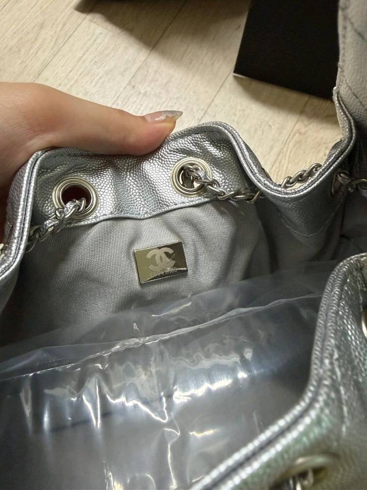샤넬25백 실버 미니 이미지