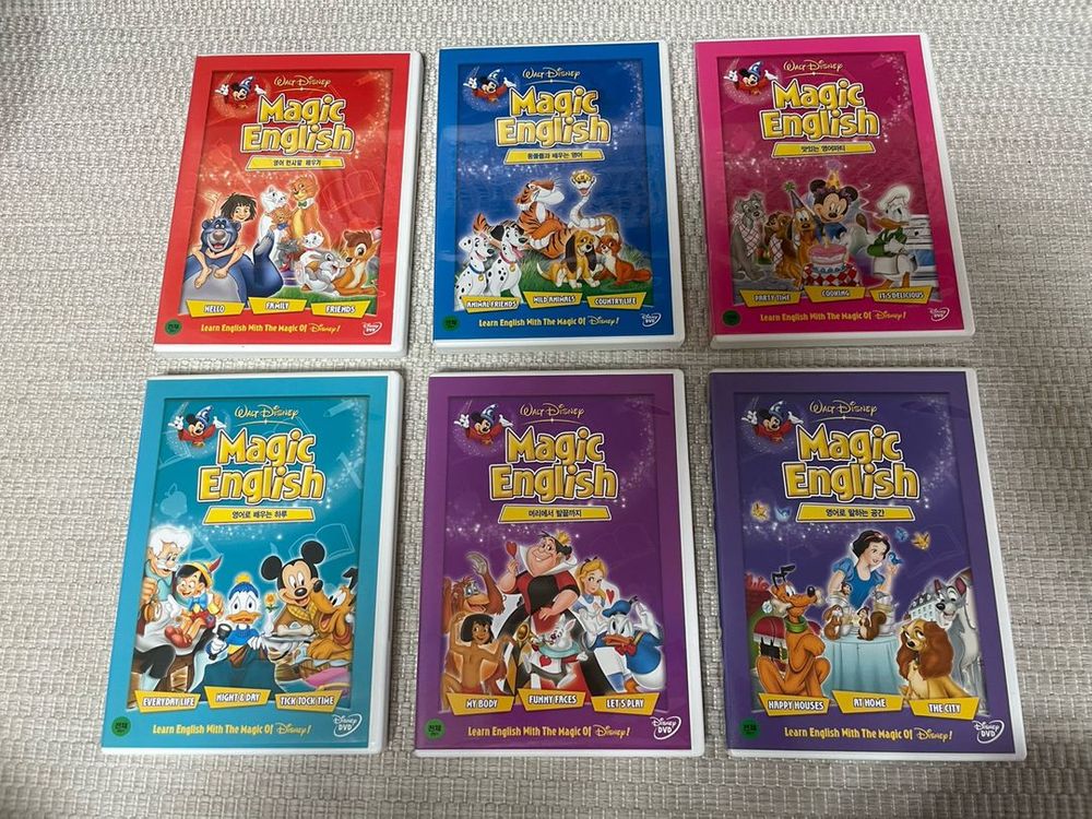 디즈니 매직잉글리쉬 magic english dvd set 이미지