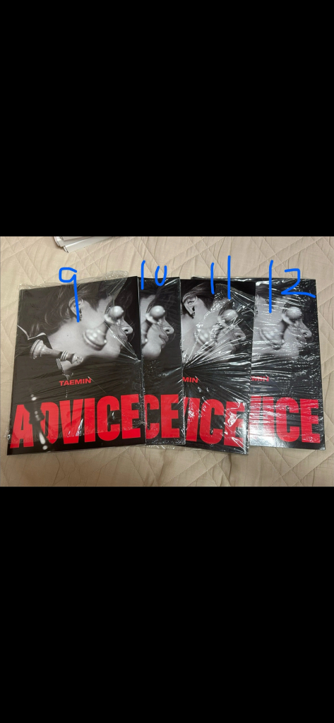 샤이니 태민 앨범 모음 (act1 act2 합본 advice) 이미지