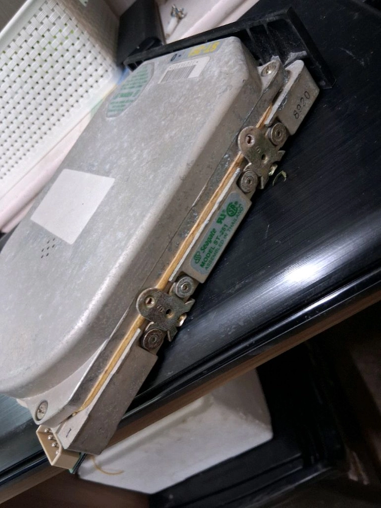 빈티지수집전시용seagate st-251 hdd+컨트롤카드 이미지