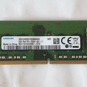 삼성 노트북용 DDR4 PC4-2666V 8GB 램 이미지