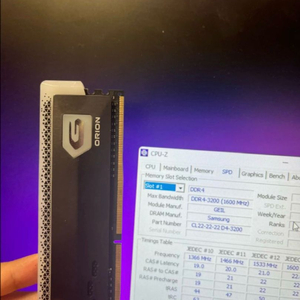 GeIL ORION DDR4 8GB 3200MHz 램 이미지