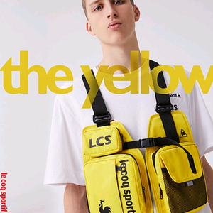 르꼬끄 스포르티브(le coq sportif)의 더 옐로우(The Yellow) 에디션 듀얼 체스트 리그 백 이미지