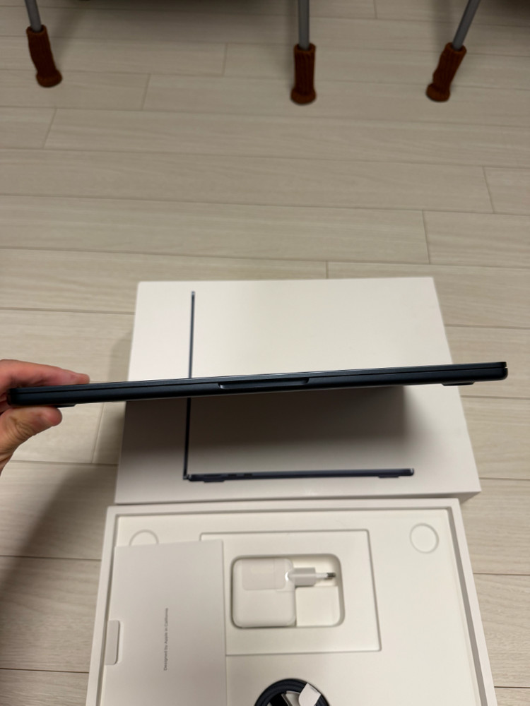 S급 ) 맥북 에어 M3 13인치 16gb 512ssd 미드나이트 애케플 이미지