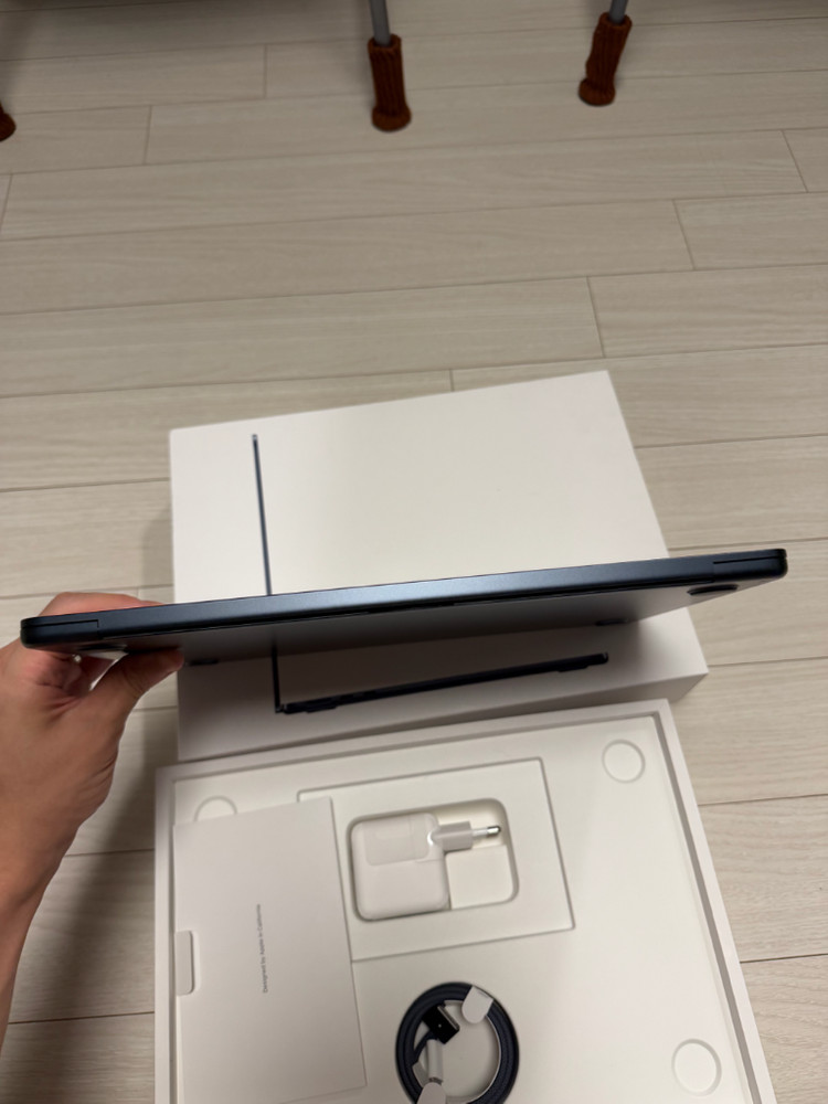 S급 ) 맥북 에어 M3 13인치 16gb 512ssd 미드나이트 애케플 이미지