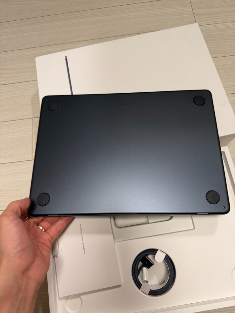 S급 ) 맥북 에어 M3 13인치 16gb 512ssd 미드나이트 애케플 이미지
