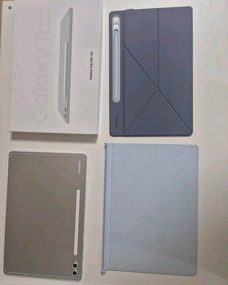 갤럭시탭 S10 플러스 5G 실버 풀박스 이미지