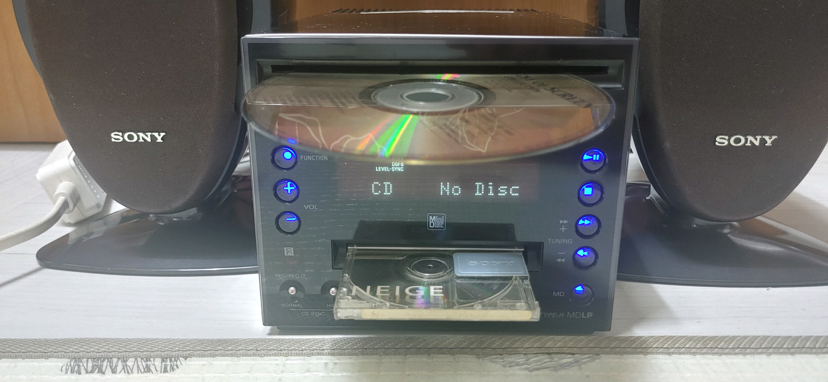 소니CD. MD 초미니 오디오 이미지