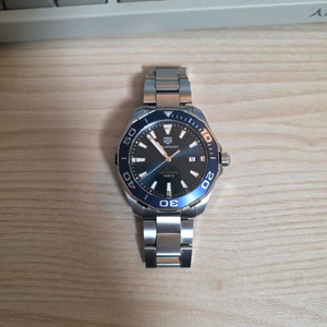태그호이어 아쿠아레이서 300m 쿼츠 블루 다이얼 43mm 이미지