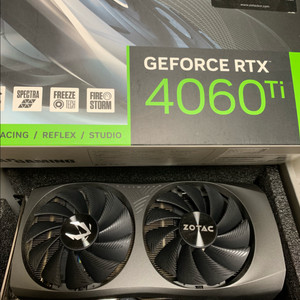 Zotac 4060ti twin edge d6 8gb 그래픽카드 이미지