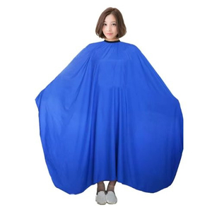 새 파랑색 아동 미용실 가운 헤어샵 이발보 염색 파마 이미지