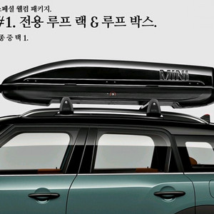 미니정품 가로바 자전거캐리어 루프박스 팝니다 이미지