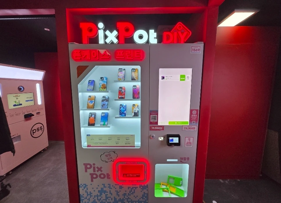 픽스팟 핸드폰케이스 기계 판매 이미지