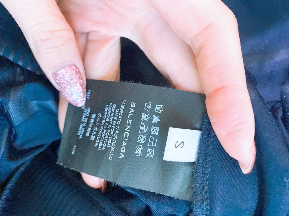 (S)발렌시아가여자한글택블루종자켓 이미지