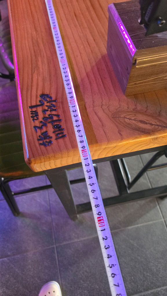 할맥 원목테이블 팝니다 이미지