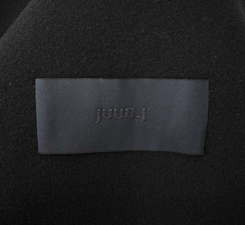 [48] 준지 20fw 남성 핸드메이드 울 맥시 오버핏 더블 코트 블랙 이미지