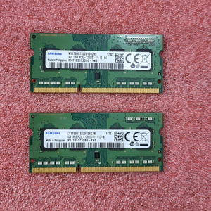 삼성 노트북용 저전력 램 DDR3L 4GB 2장 일괄 (총 8GB) 이미지