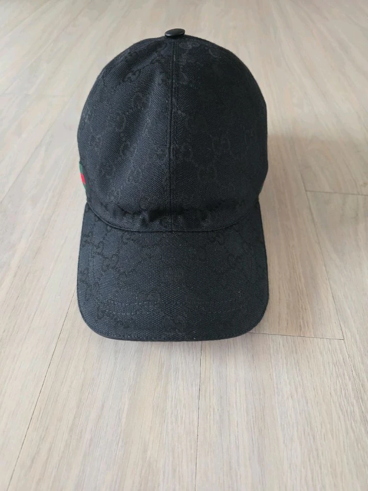 구찌 GG 패턴 볼캡 블랙 L (59cm) 이미지