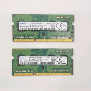 삼성 노트북용 저전력 램 DDR3L 4GB 2장 일괄 (총 8GB) 이미지