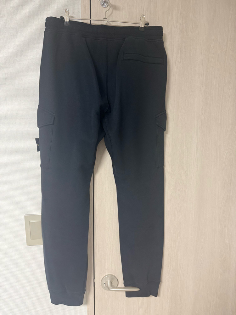 [M] 스톤아일랜드 트리이닝 블랙 카고 조거팬츠 이미지