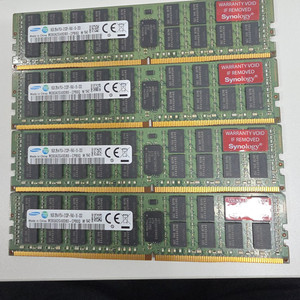 (시놀로지 정품) DDR4 RDIMM 16GB x 4개 = 64GB 팝니다. 이미지
