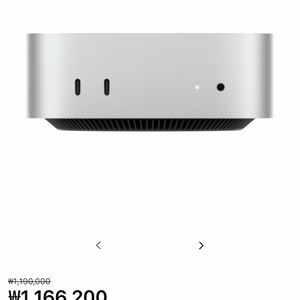 맥미니 M4 16gb 512gb 미개봉 이미지
