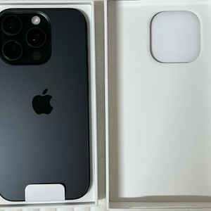 아이폰 16프로 128GB 블랙 새제품 자급제 애플제한보증O 이미지