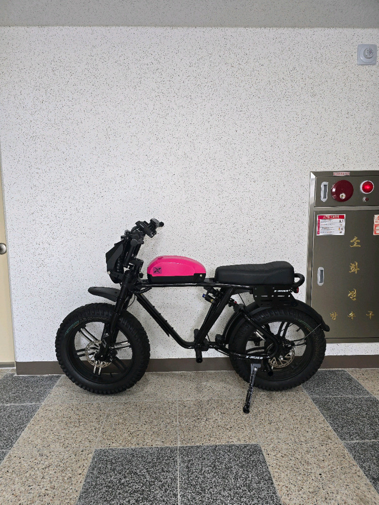 엑스라이더 X-RIDER 전기자전거 X200 Max SL 48V 500W 블랙핑크 (거의 새상품) 이미지