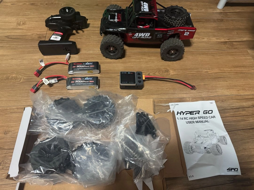 MJX 14209 1/14 4WD RC카 풀세트 판매 / 2026년 5월 수령 / 배터리2개+충전기 이미지