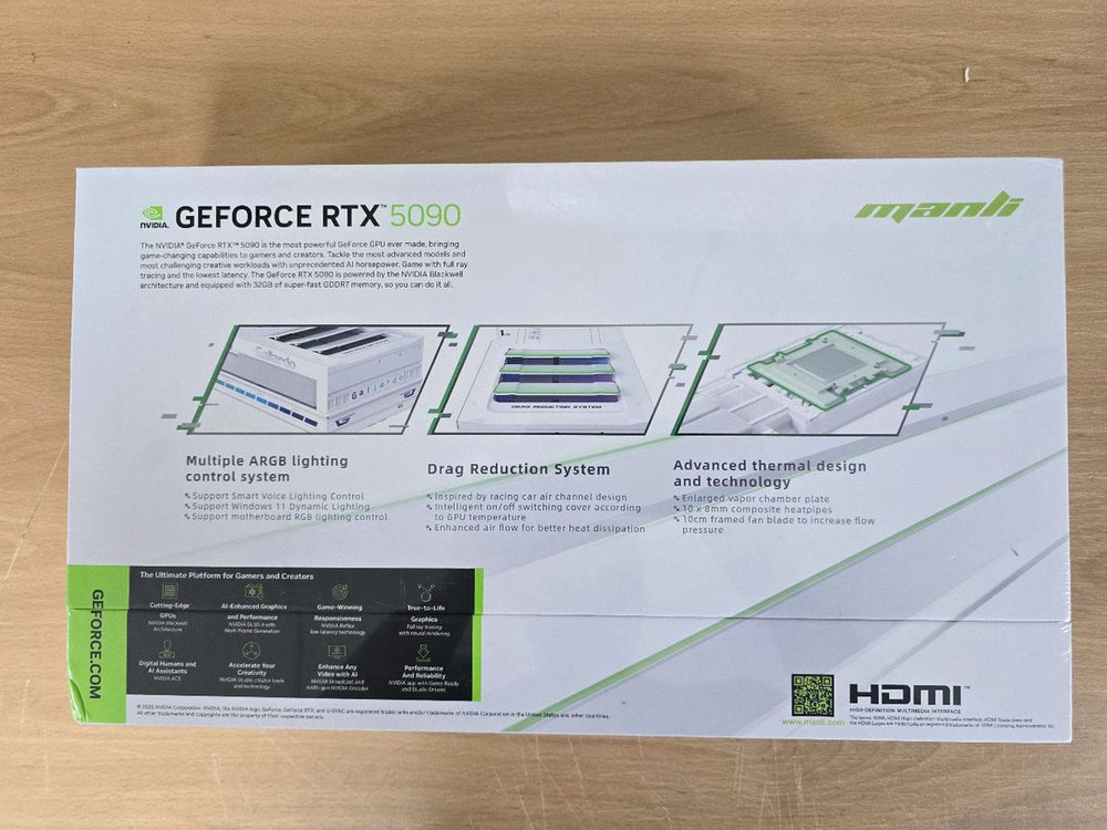만리 RTX 5090 GALLARDO 32GB 이미지