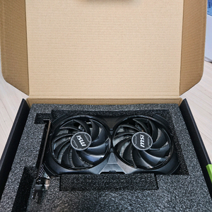 MSI RTX4060Ti 8GB 벤투스 OC 그래픽카드 풀박스 정상작동 온도양호 이미지