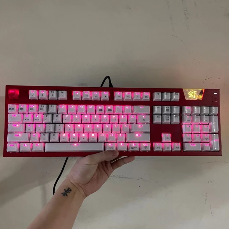 [당일발송]앱코해커 K9100ARC 키보드 마우스 헤드셋 스피커 이미지