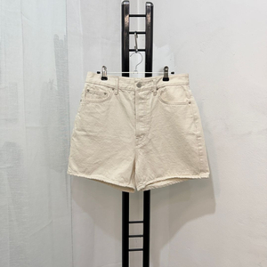 베지터블 콘데님 숏팬츠 아이보리데님 청반바지 4635 이미지
