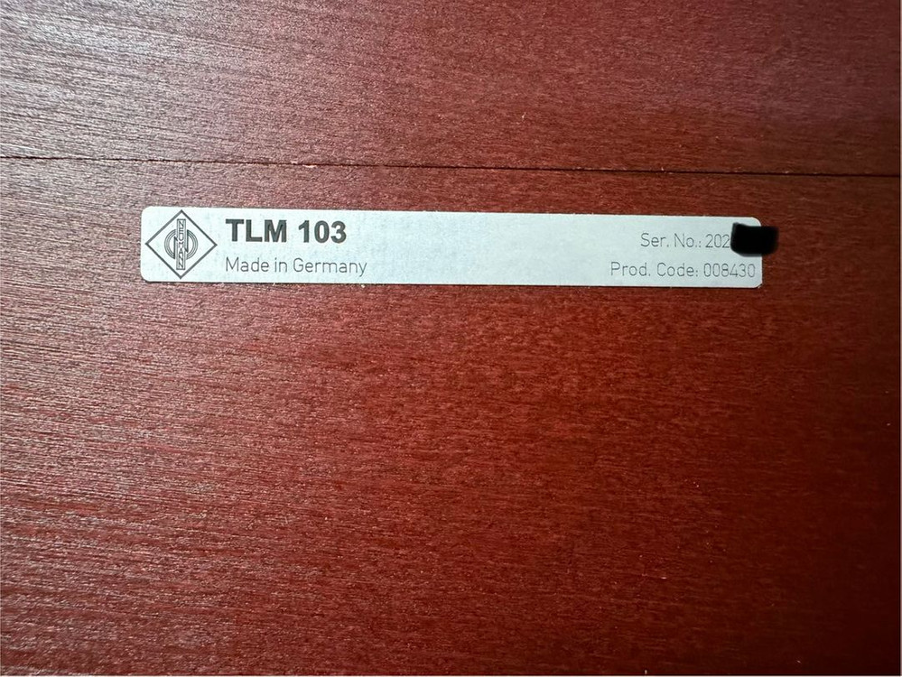 새상품) 노이만 TLM103 콘덴서 마이크 가장 최신 시리얼 20만번대 팝니다 이미지