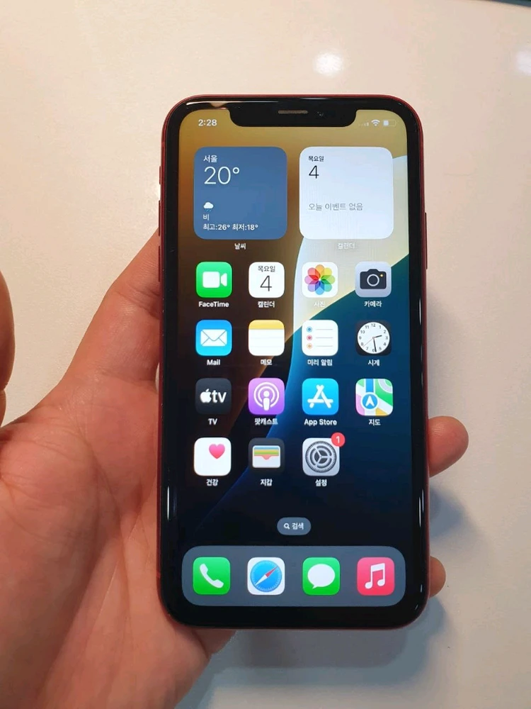아이폰XR 64G 무잔상 중고폰 공기계 이미지