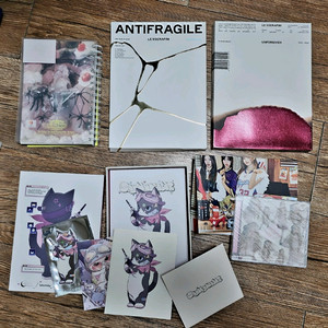 아이돌 CD 앨범 5장. 포카x 이미지