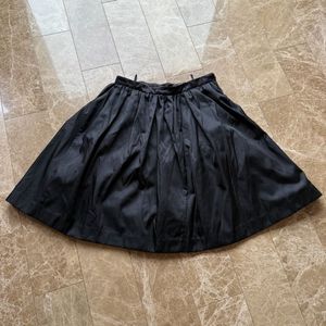 PRADA 정품 블랙 플레어 스커트 42S 새상품 이미지