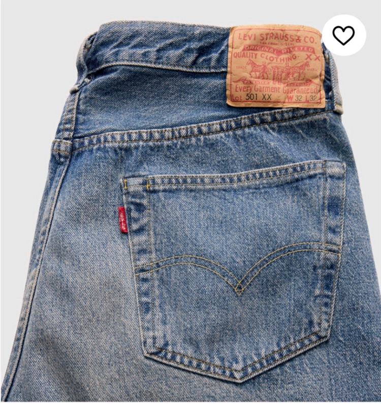 리바이스(LEVIS) LVC 1955 501진 _Dornick(도르닉) 이미지